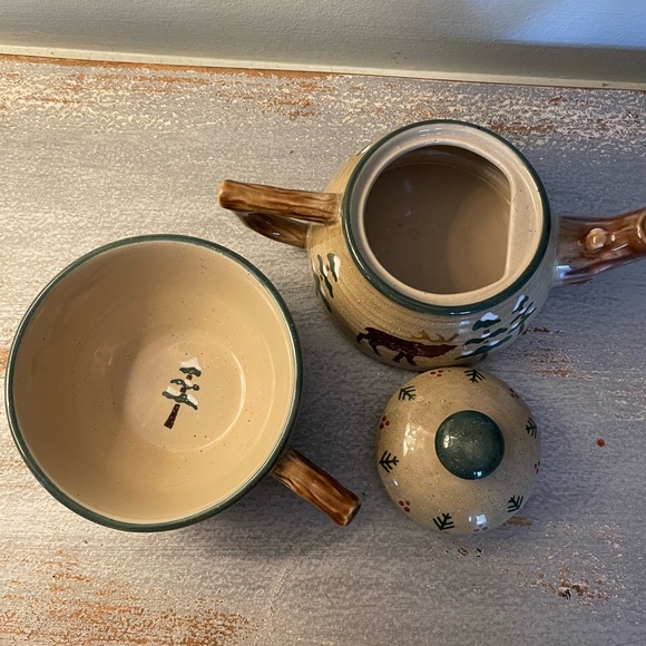 Williams Sonoma Single-Serve Tea Pot and Cup - Picture 3 of 7